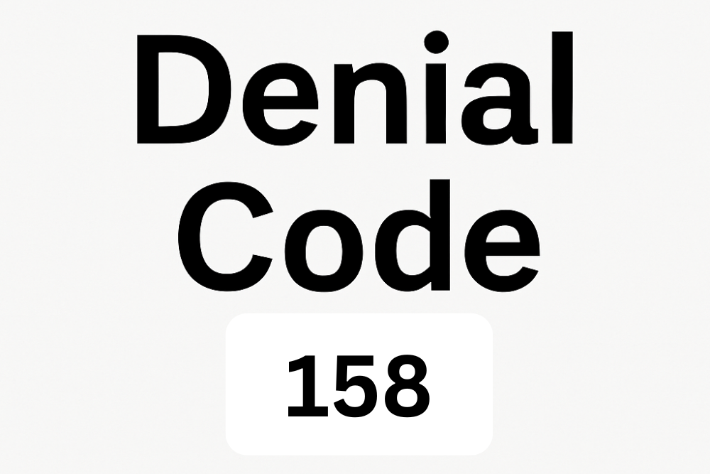 Denial Code 158