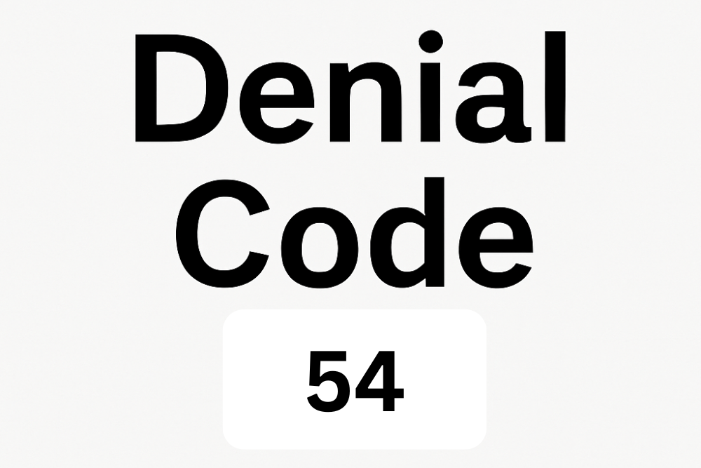 Denial Code 54